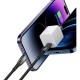 Дата кабель USB-C to Lightning 1.0m 20W black Baseus (CADH000001)