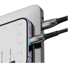 Дата кабель USB-C to Lightning 1.0m 20W black Baseus (CADH000001) - Фото