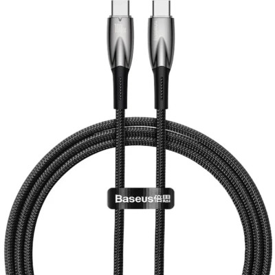 Дата кабель USB-C to USB-C 1.0m 100W black Baseus (CADH000701)