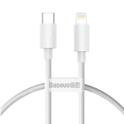 Дата кабель USB-C to Lightning 1.0m PD20W white Baseus (CATLYS-B02)