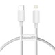Дата кабель USB-C to Lightning 1.0m PD20W white Baseus (CATLYS-B02)