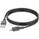 Дата кабель USB 2.0 AM to USB-C 1.0m silicone X101 Assistant black HOCO (6942007604079) Дата кабель USB 2.0 AM to USB-C 1.0m silicone X101 Assistant black HOCO (6942007604079)