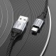Дата кабель USB 2.0 AM to USB-C 1.0m 3A nylon X102 black HOCO (6942007608770) Дата кабель USB 2.0 AM to USB-C 1.0m 3A nylon X102 black HOCO (6942007608770)