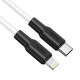 Дата кабель USB-C to Lightning 1.0m 3A 20W X21 Plus black+white HOCO (6931474742162) Дата кабель USB-C to Lightning 1.0m 3A 20W X21 Plus black+white HOCO (6931474742162)