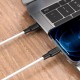 Дата кабель USB-C to Lightning 1.0m 3A 20W X21 Plus black+white HOCO (6931474742162) Дата кабель USB-C to Lightning 1.0m 3A 20W X21 Plus black+white HOCO (6931474742162)