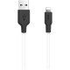 Дата кабель USB 2.0 AM to Lightning 1.0m 2A silicone X21 black+white HOCO (6957531071365)