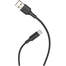 Дата кабель USB 2.0 AM to USB-C 1.0m 2A X25 black HOCO (6957531080145) - Фото