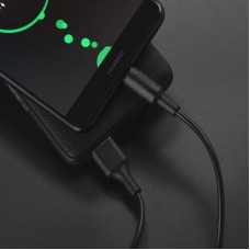 Дата кабель USB 2.0 AM to USB-C 1.0m 2A X25 black HOCO (6957531080145) - Фото