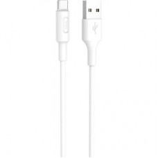 Дата кабель USB 2.0 AM to USB-C 1.0m 2A X25 white HOCO (6957531080152) - Фото