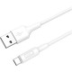 Дата кабель USB 2.0 AM to USB-C 1.0m 2A X25 white HOCO (6957531080152) Дата кабель USB 2.0 AM to USB-C 1.0m 2A X25 white HOCO (6957531080152)