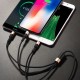 Дата кабель USB 2.0 AM to Lightning + USB-C + Micro 5P 1.0m 2A nylon X26 black+gold HOCO (6957531080275) Дата кабель USB 2.0 AM to Lightning + USB-C + Micro 5P 1.0m 2A nylon X26 black+gold HOCO (6957531080275)