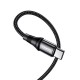 Дата кабель USB-C to USB-C 2.0m 100 W silicone X50 Exquisito black HOCO (6931474734402) Дата кабель USB-C to USB-C 2.0m 100 W silicone X50 Exquisito black HOCO (6931474734402)