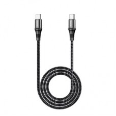 Дата кабель USB-C to USB-C 2.0m 100 W silicone X50 Exquisito black HOCO (6931474734402) - Фото