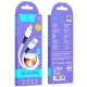 Дата кабель USB 2.0 AM to Lightning 1.0m 2.4 A silicone X82 white HOCO (6931474768544)