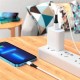 Дата кабель USB 2.0 AM to Lightning 1.0m 2.4 A silicone X82 white HOCO (6931474768544)
