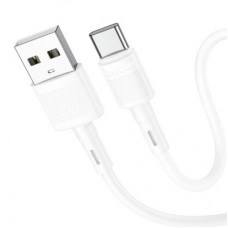 Дата кабель USB 2.0 AM to USB-C 1.0m 3A X83 white HOCO (6931474770912)
