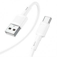 Дата кабель USB 2.0 AM to USB-C 1.0m 3A X83 white HOCO (6931474770912) Дата кабель USB 2.0 AM to USB-C 1.0m 3A X83 white HOCO (6931474770912) - Фото