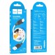 Дата кабель USB 2.0 AM to Lightning 1.0m silicone X90 Cool white HOCO (6931474788412)