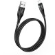 Дата кабель USB 2.0 AM to Lightning 1.2m 2.4 A nylon light indicator U93 black HOCO (6931474732132) Дата кабель USB 2.0 AM to Lightning 1.2m 2.4 A nylon light indicator U93 black HOCO (6931474732132)