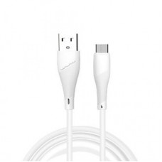 Дата кабель USB 2.0 AM to Micro 5P 1.0m 2.4A X196 white WUW (6972573335572) - Фото
