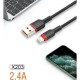 Дата кабель USB 2.0 AM to Lightning 1.0m 2.4A X203 black WUW (6972573336210) Дата кабель USB 2.0 AM to Lightning 1.0m 2.4A X203 black WUW (6972573336210)