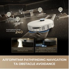 Пилосос Dreame Bot MatriX 10 Ultra White (RLX95CE-wh) - Фото
