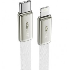 Дата кабель USB 2.0 AM to Lightning 1.2m 30W nylon white Acefast (6974316286240) Дата кабель USB 2.0 AM to Lightning 1.2m 30W nylon white Acefast (6974316286240) - Фото