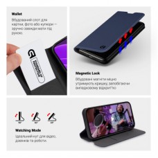 Чехол для мобильного телефона Armorstandart Motorola G17 4G / G17 Power 4G book dark blue (ARM91215) - Фото