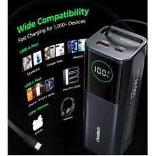 Батарея універсальна Choetech 20000 mAh, PD/100W, QC, AFC, AC input (B1012) - Фото