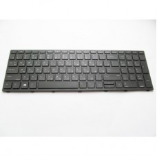 Клавіатура ноутбука HP ProBook 450/455/470 G5 чорна з чорною (A46063) - Фото