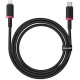 Дата кабель USB-C to Lightning 2.0m 20W red+black Baseus (P10377800U01-03)