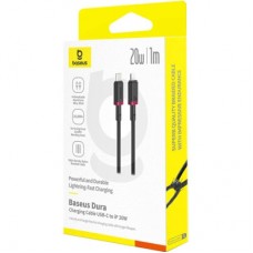 Дата кабель USB-C to Lightning 2.0m 20W red+black Baseus (P10377800U01-03) - Фото