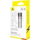 Дата кабель USB-C to Lightning 2.0m 20W red+black Baseus (P10377800U01-03)