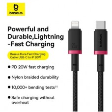 Дата кабель USB-C to Lightning 2.0m 20W red+black Baseus (P10377800U01-03) - Фото