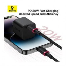 Дата кабель USB-C to Lightning 2.0m 20W red+black Baseus (P10377800U01-03) - Фото