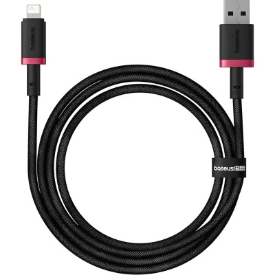 Дата кабель USB 2.0 AM to Lightning 1.0m 2.4A red+black Baseus (P10377801U01-01)