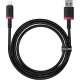 Дата кабель USB 2.0 AM to Lightning 1.0m 2.4A red+black Baseus (P10377801U01-01)