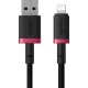 Дата кабель USB 2.0 AM to Lightning 1.0m 2.4A red+black Baseus (P10377801U01-01)