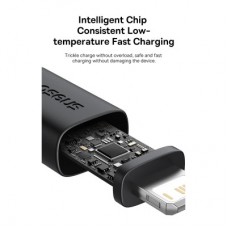 Дата кабель USB 2.0 AM to Lightning 1.0m 2.4A red+black Baseus (P10377801U01-01) - Фото