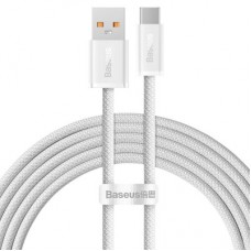 Дата кабель USB 2.0 AM to USB-C 2.0m 100W white Baseus (CALD000702) - Фото