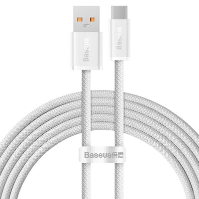 Дата кабель USB 2.0 AM to USB-C 2.0m 100W white Baseus (CALD000702)