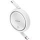 Дата кабель USB-C to USB-C 1.0m 100 W white Baseus (P10364500211-00) Дата кабель USB-C to USB-C 1.0m 100 W white Baseus (P10364500211-00)