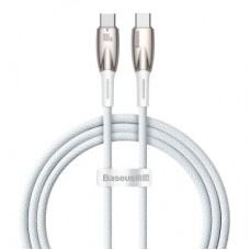 Дата кабель USB-C to USB-C 1.0m 100W white Baseus (CADH000702) - Фото