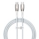 Дата кабель USB-C to USB-C 1.0m 100W white Baseus (CADH000702)