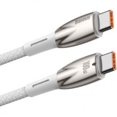 Дата кабель USB-C to USB-C 1.0m 100W white Baseus (CADH000702) - Фото