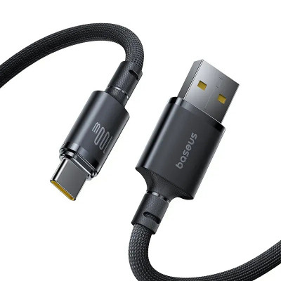 Дата кабель USB 2.0 AM to USB-C 1.0m 100W/7.5W black Baseus (E0426W01)