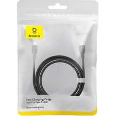 Дата кабель USB-C to USB-C 1.2m 100 W black Baseus (P10355702111-00) - Фото