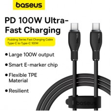 Дата кабель USB-C to USB-C 1.2m 100 W black Baseus (P10355702111-00) - Фото