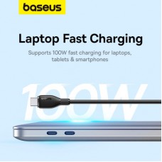 Дата кабель USB-C to USB-C 1.2m 100 W black Baseus (P10355702111-00) - Фото