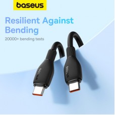Дата кабель USB-C to USB-C 1.2m 100 W black Baseus (P10355702111-00) - Фото
